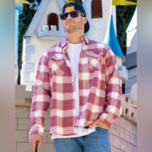 DIXXON MEN’S THE HAPPY LAND FLANNEL NWT SIZE LARGE